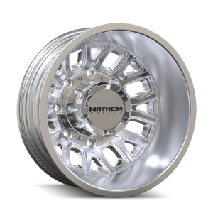 MAYHEM COGENT DUALLY (8107D) POLISHED 17X6.5 8-165.1 -142MM 121.3MM