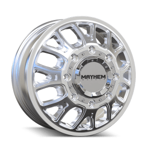 MAYHEM COGENT DUALLY (8107D) POLISHED 17X6.5 8-165.1 125MM 121.3MM