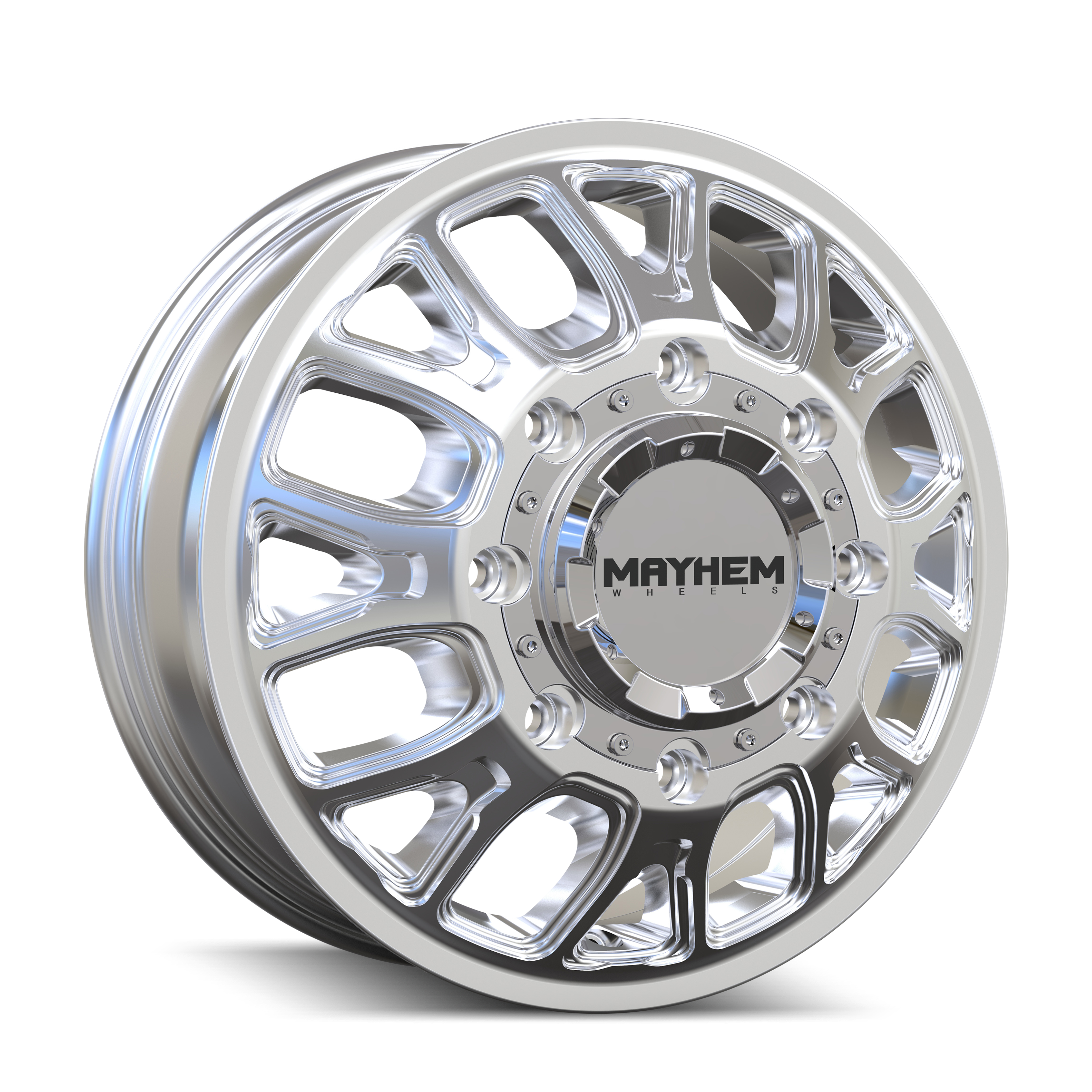 MAYHEM COGENT DUALLY (8107D) POLISHED 17X6.5 8-210 125MM 154.2MM