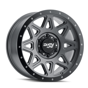 DIRTY LIFE THEORY 9305 SATIN GUNMETAL 17X9 6-139.7 -12MM 106MM