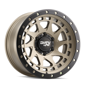 DIRTY LIFE ENIGMA PRO 9311 SATIN GOLD 17X9 8-165.1 -12MM 130.8MM