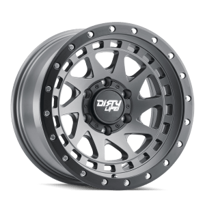 DIRTY LIFE ENIGMA PRO 9311 SATIN GRAPHITE 17X9 8-165.1 -12MM 130.8MM