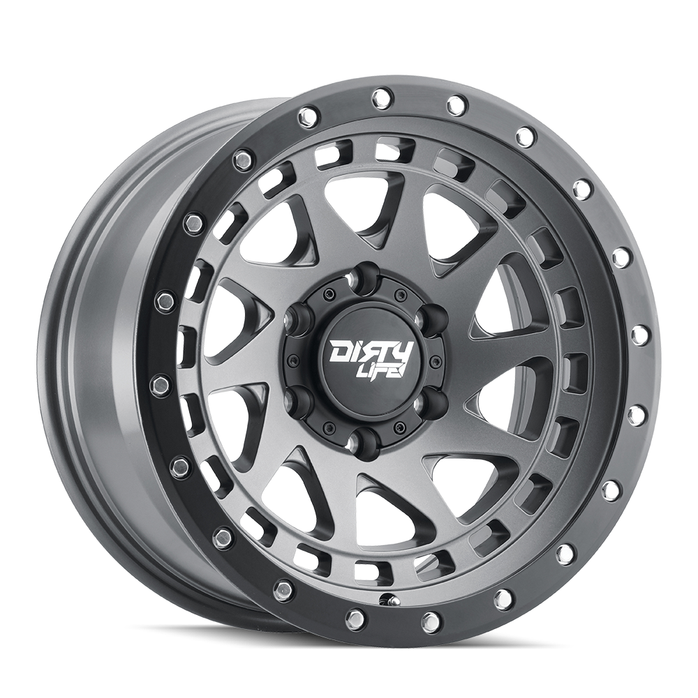 DIRTY LIFE ENIGMA PRO 9311 SATIN GRAPHITE 17X9 8-170 -12MM 130.8MM