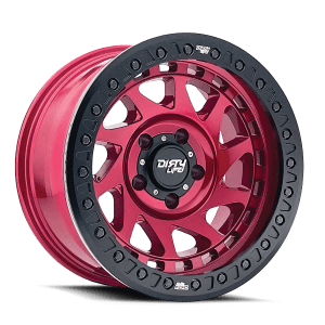 DIRTY LIFE ENIGMA RACE 9313 GLOSS CRIMSON CANDY RED 17X9 6-139.7 -38MM 106MM