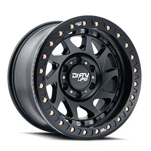 DIRTY LIFE ENIGMA RACE 9313 MATTE BLACK 17X9 6-135 -12MM 87.1MM
