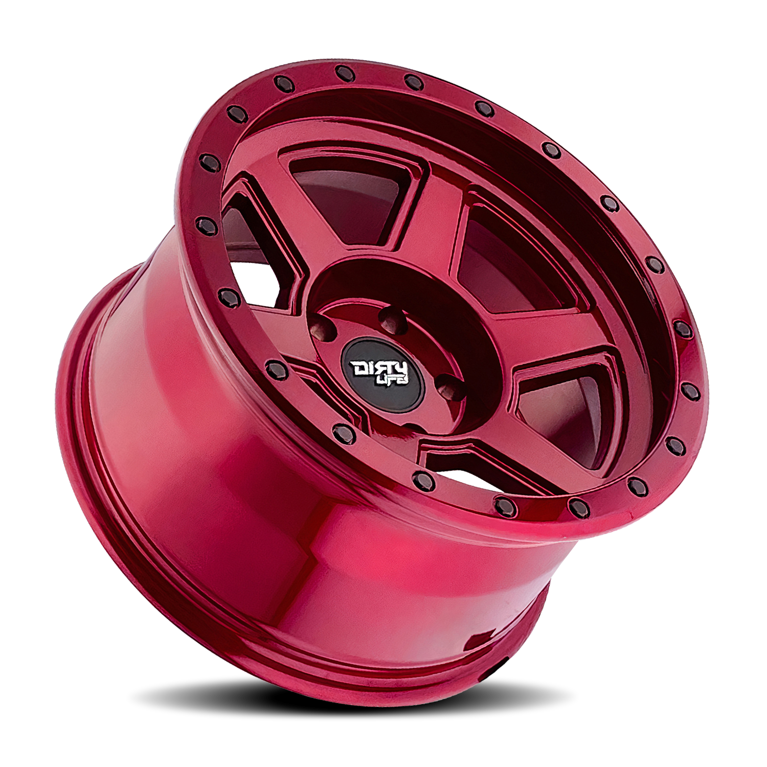 DIRTY LIFE COMPOUND 9315 CRIMSON CANDY RED 20X10 5-139.7 -25MM 108MM - Image 2