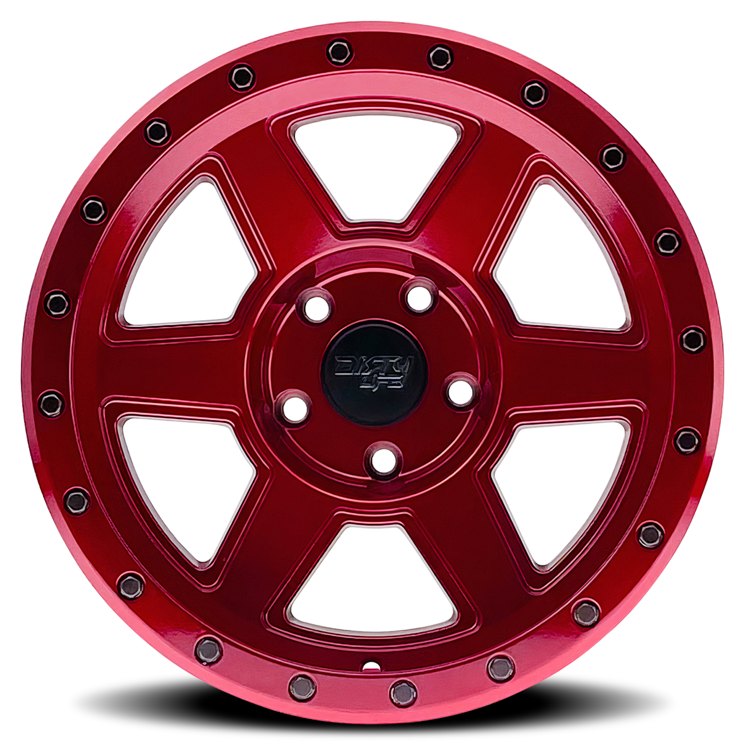 DIRTY LIFE COMPOUND 9315 CRIMSON CANDY RED 20X10 5-139.7 -25MM 108MM - Image 3