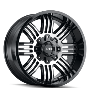 ION 144 SATIN BLACK MACHINED 20X10 6-135/6-139.7 -19MM 106MM