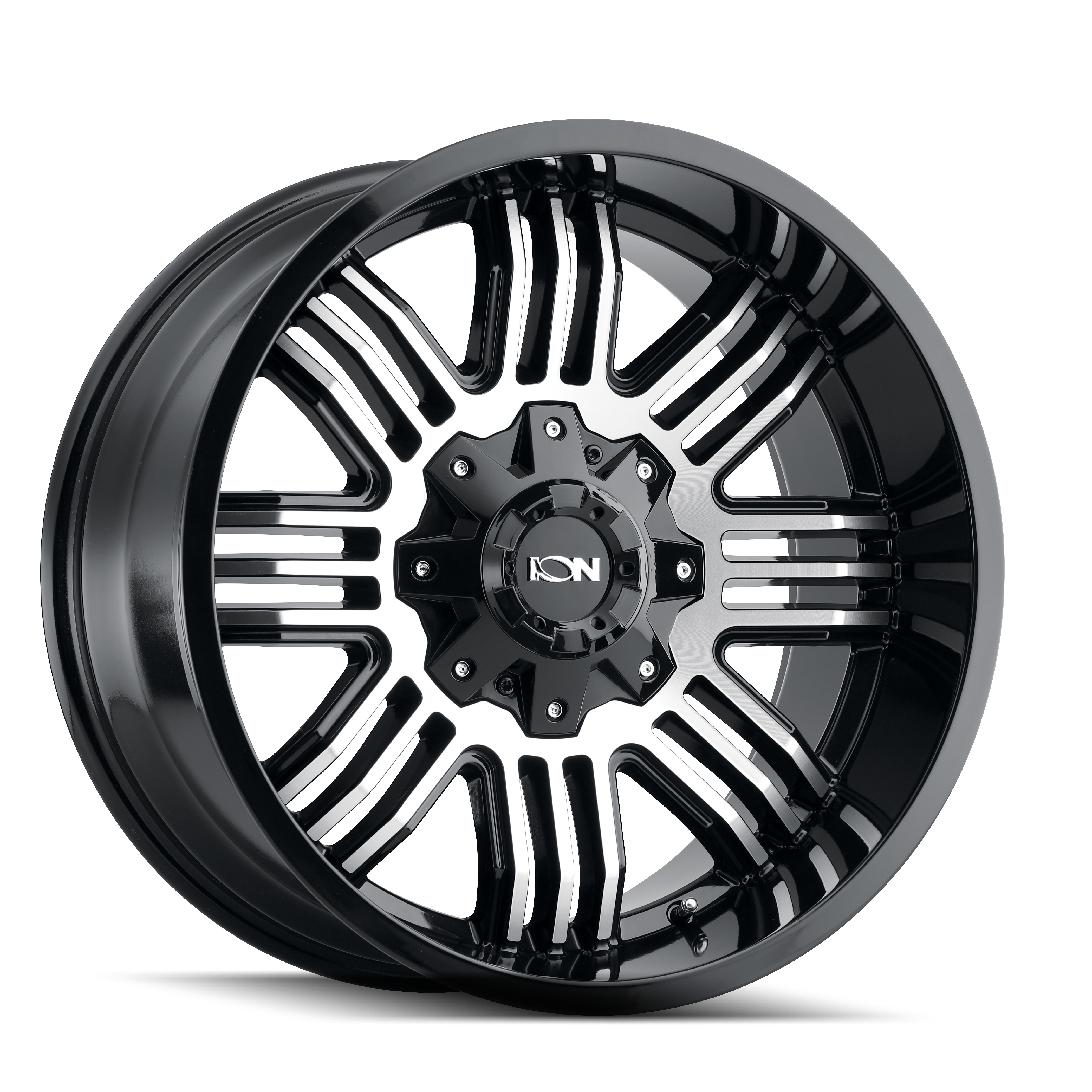 ION 144 SATIN BLACK MACHINED 20X10 6-135/6-139.7 -19MM 106MM