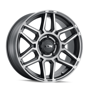 ION 146 MATTE BLACK MACHINED WITH DARK 17X9 6-139.7 0MM 106MM