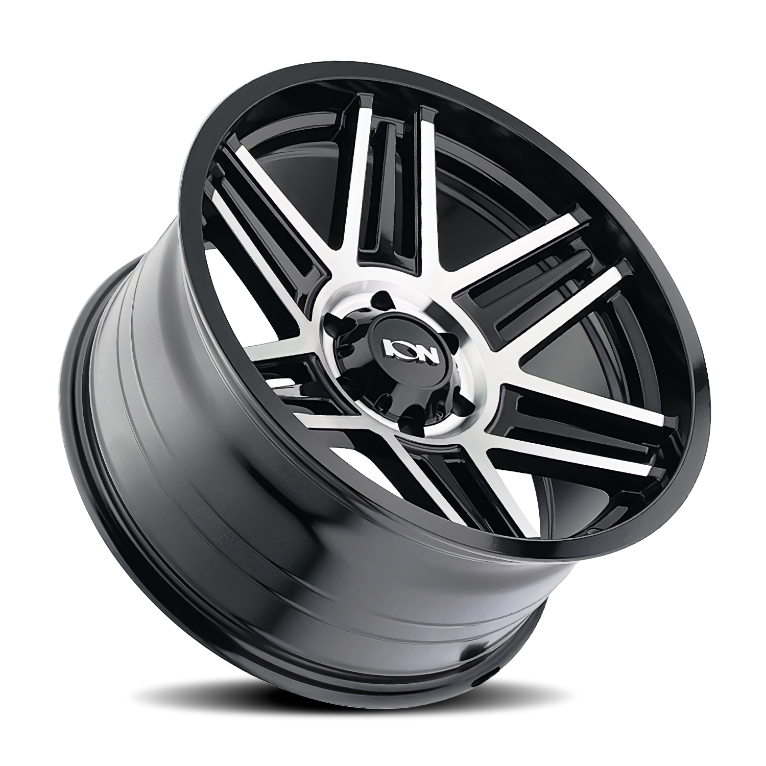 ION 147 GLOSS BLACK MACHINED 17X9 6-135 0MM 87MM - Image 2