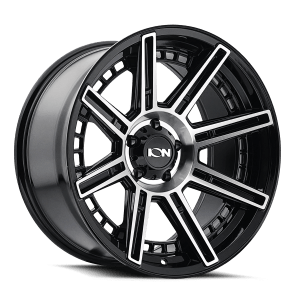 ION 149 GLOSS BLACK MACHINED 20X9 5-139.7 -12MM 87.1MM