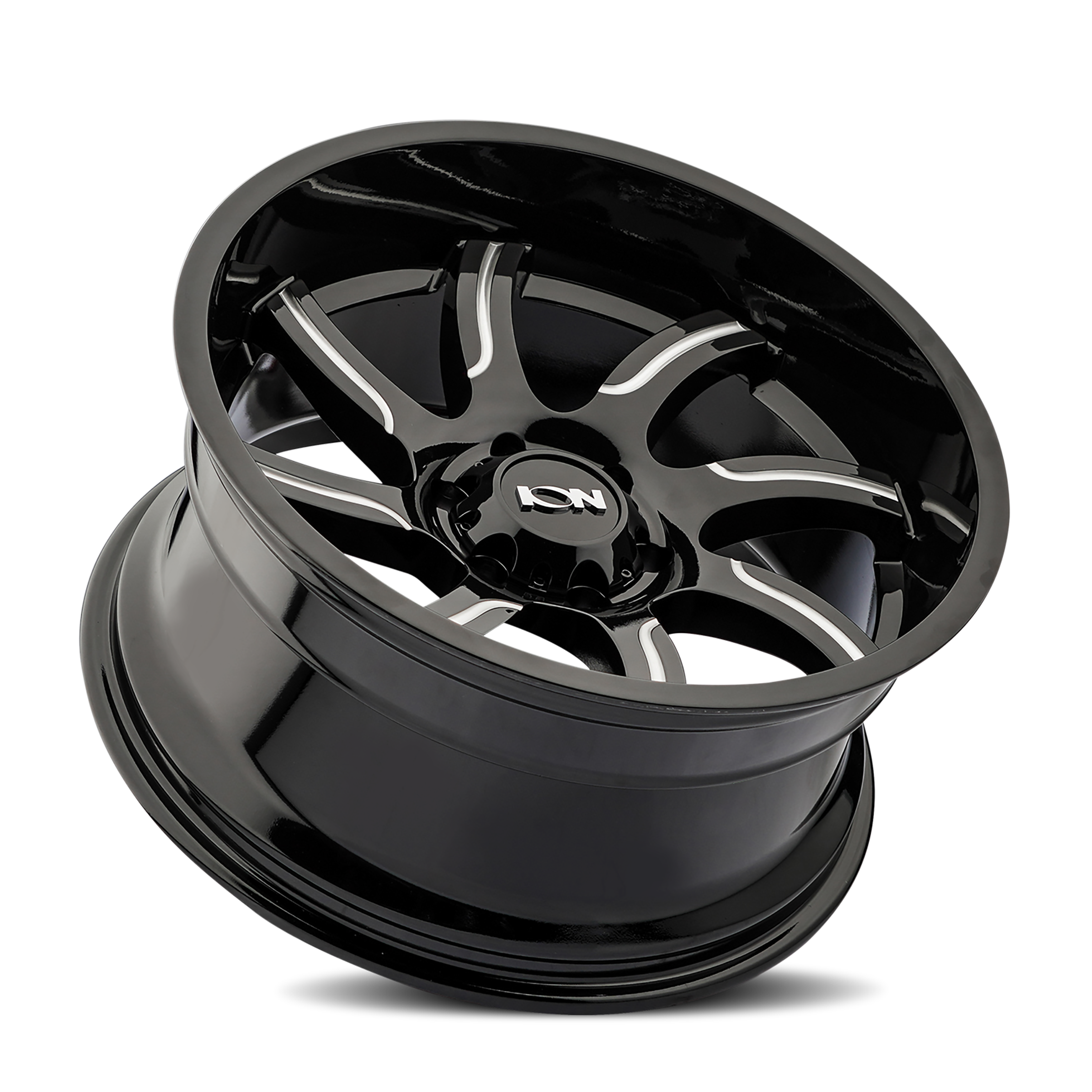 ION 151 GLOSS BLACK MILLED 20X9 8-170 18MM 125.2MM - Image 2