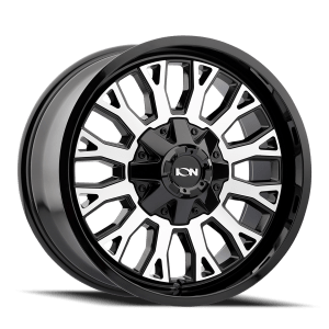 ION 152 GLOSS BLACK MACHINED 20X9 8-165.1 0MM 125.2MM