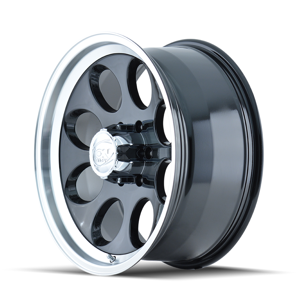 ION 171 GLOSS BLACK MACHINED 18X9 8-165.1 0MM 130.8MM - Image 2