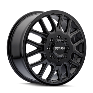 MAYHEM COGENT DUALLY (8107D) GLOSS BLACK 20X8.25 8-165.1 115MM 121.3MM