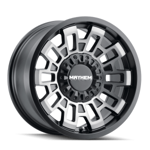 MAYHEM CORTEX 8113 MATTE BLACK W/MACHINED DART TINT 20X10 8-165.1 -19MM 125.2MM
