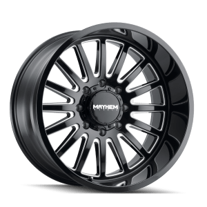 MAYHEM UTOPIA 8114 GLOSS BLACK MILLED 20X9 5-139.7 18MM 87.1MM