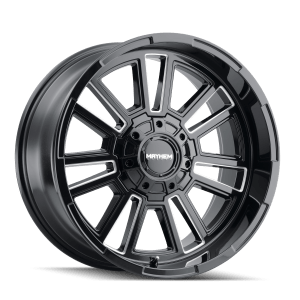 MAYHEM APOLLO 8115 GLOSS BLACK MILLED 20-9 8-170 18MM 125.2MM