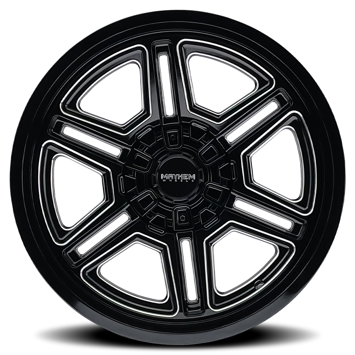 MAYHEM HERMOSA 8117 BLACK MILLED 20X10 8-170 -25MM 125.2MM - Image 3
