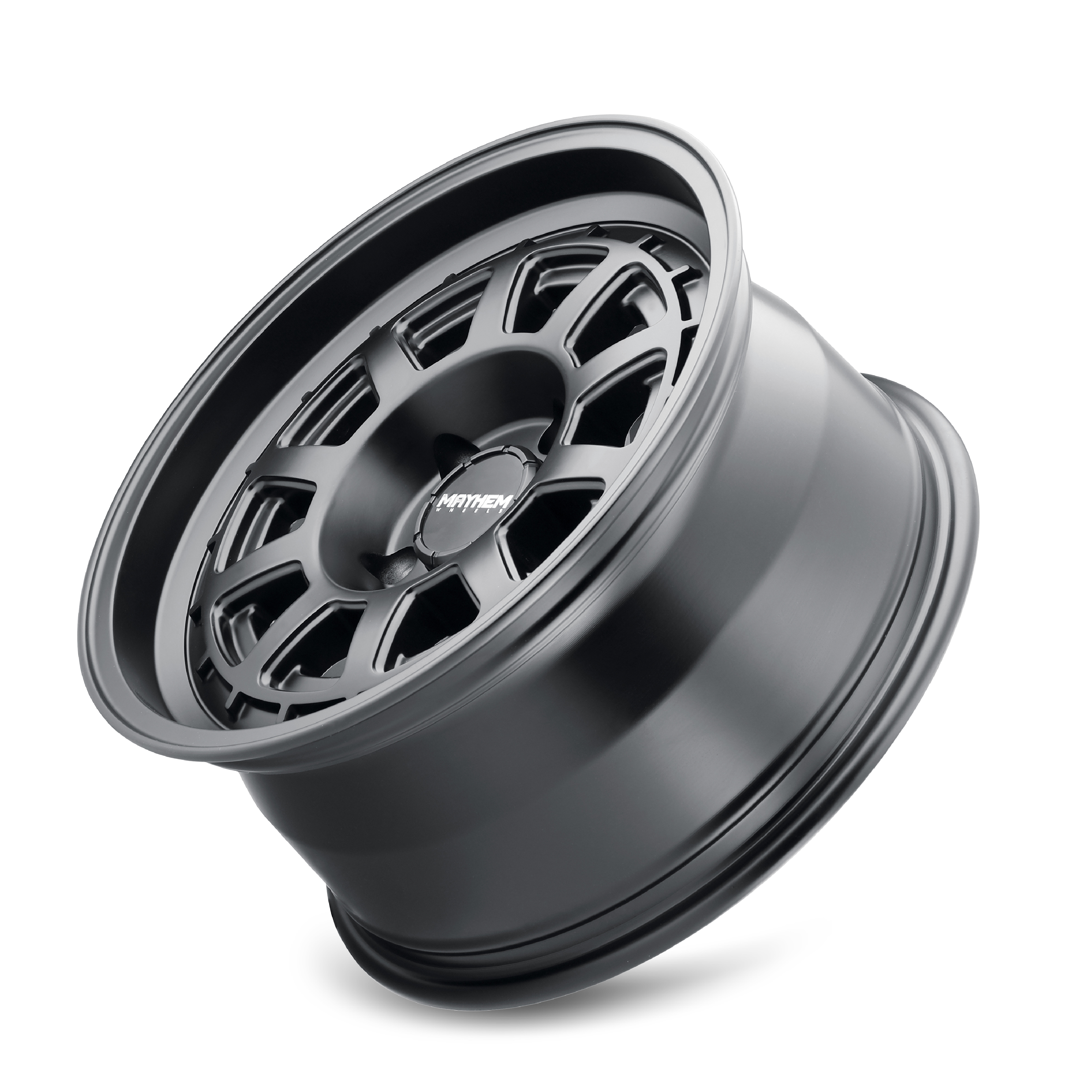 MAYHEM VOYAGER 8303 MATTE BLACK 17X8 5-120 38MM 72.56MM - Image 3