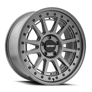 MAYHEM COMPASS 8305 MATTE GUNMETAL W/ BLK BOLT 17X9 5-127 -6MM 78.1MM
