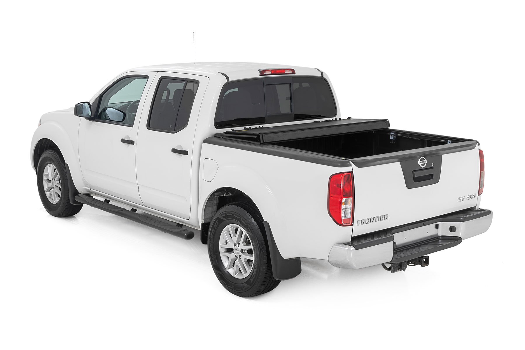 Hard Tri-Fold Flip Up Bed Cover | 5' Bed | Nissan Frontier 2WD/4WD (05-21) - Image 4