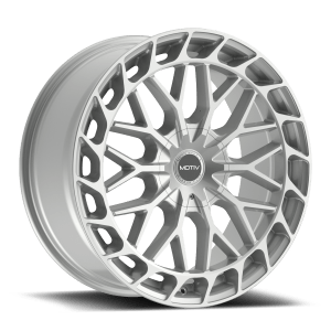 MOTIV 442S 20X8.5 GLOSS SILVER 5-112 / 5-114.3 +40MM 73MM