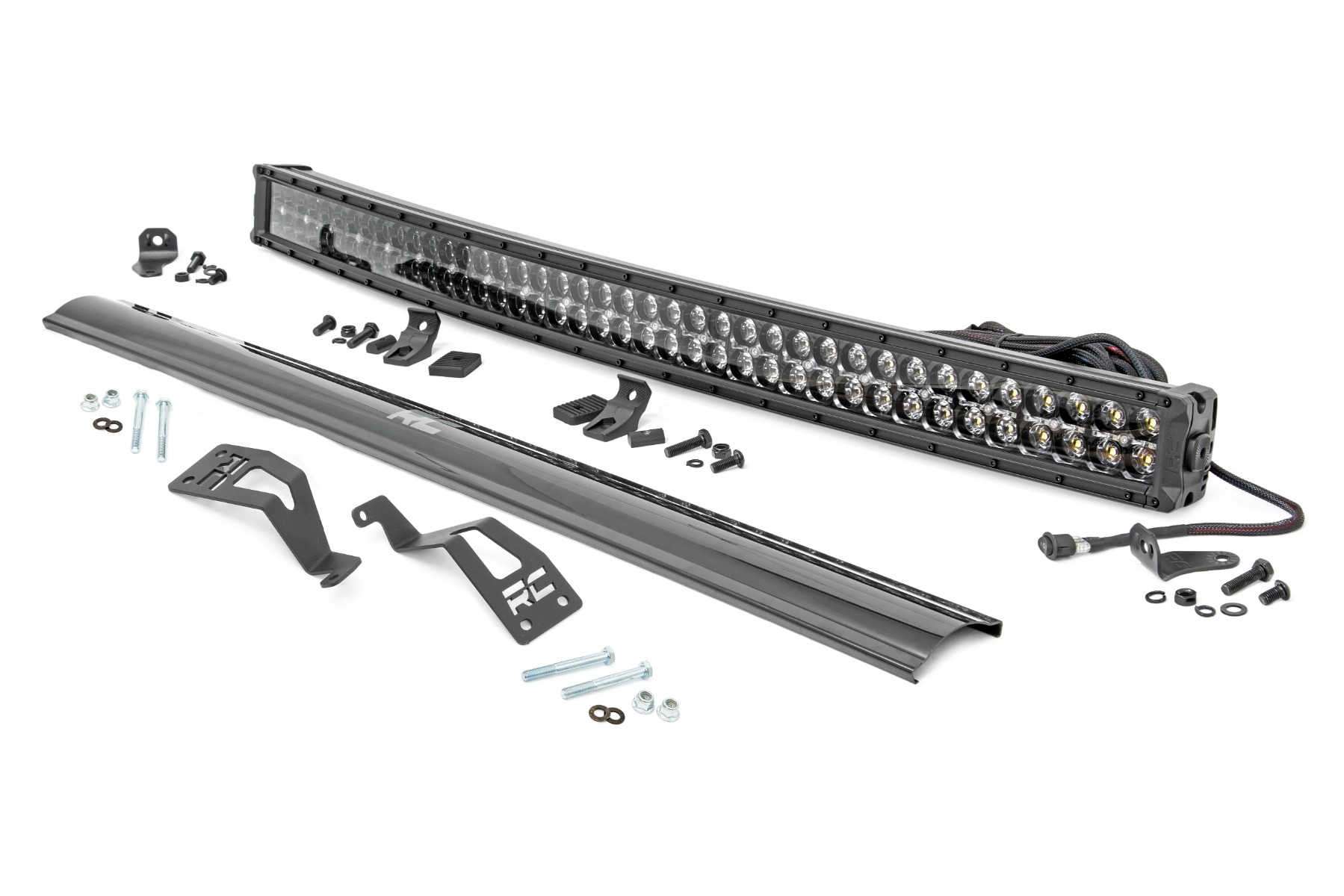 LED Light Kit | Front Mount | 40" Black Dual Row | White DRL | Can-Am Commander Max 1000