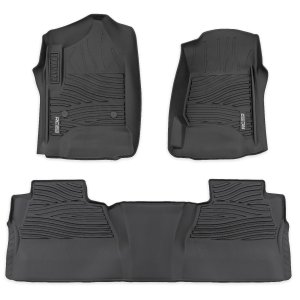 Flex-Fit Floor Mats | FR & RR | FR Bucket | Crew | Chevy/GMC 1500/2500HD/3500HD 2WD/4WD