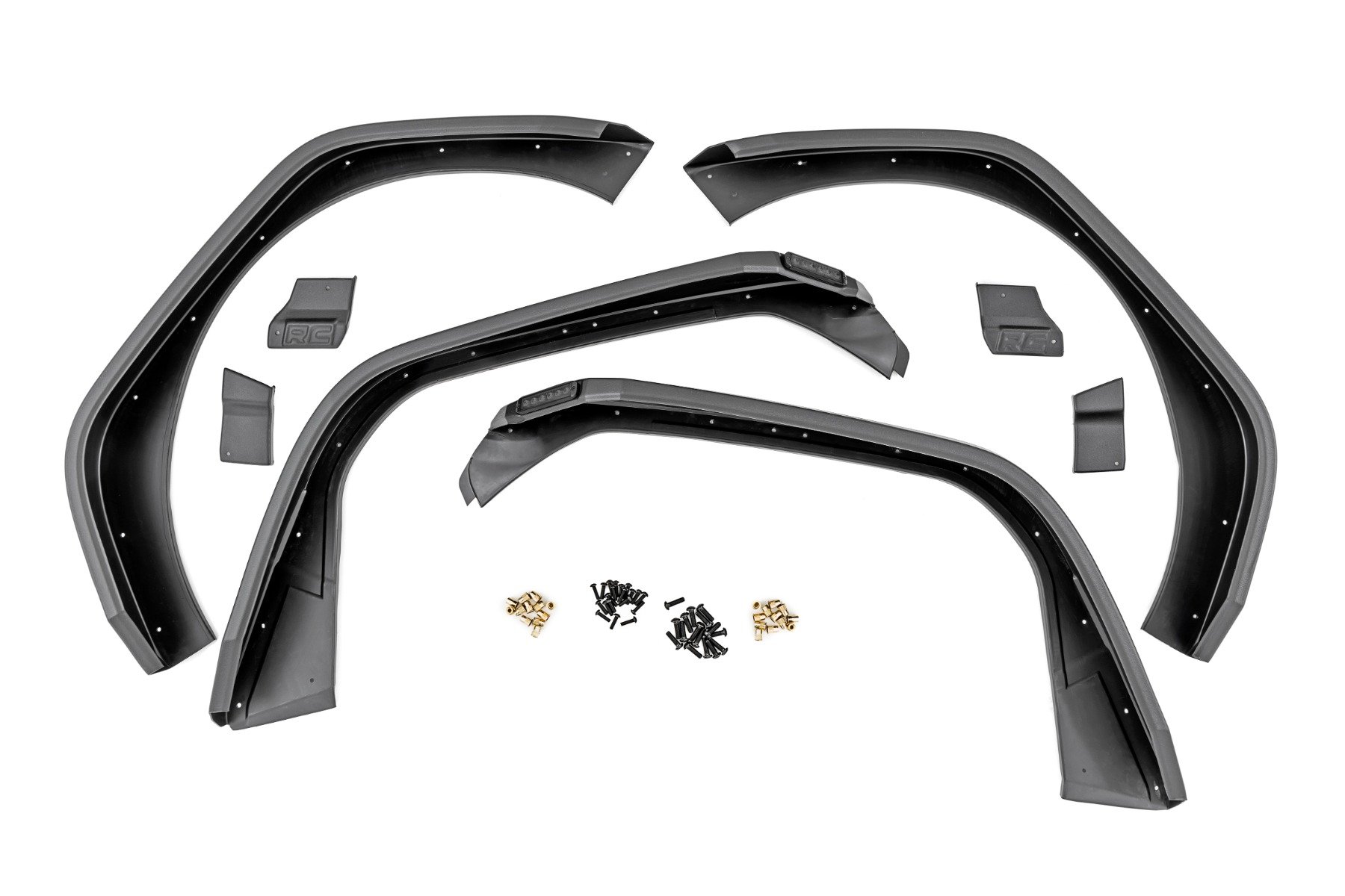 High Clearance LED Flat Fender Flare Kit | UV Treated | Jeep Wrangler JL (18-24) - Image 2