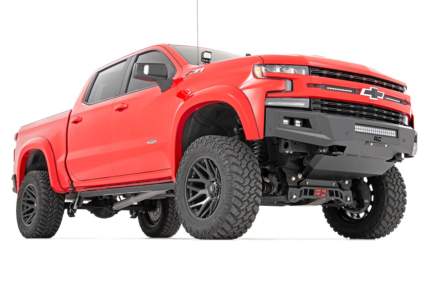 High Clearance Front Bumper | LED Lights & Skid Plate | Chevy Silverado 1500 (19-22) - Image 5