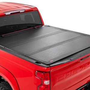 Hard Tri-Fold Flip Up Bed Cover | 6'7" Bed | Chevy/GMC Sierra 1500 (19-25)/Silverado 1500 (19-25)