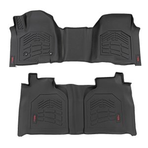 Sure-Fit Floor Mats | FR & RR | FR Over Hump | Crew | Chevy/GMC 1500/2500HD/3500HD (19-25)