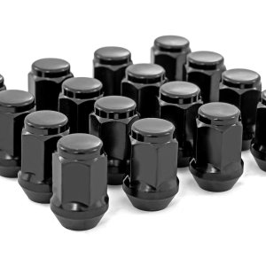 Lug Nut Set | M12x1.5 | 16 Qty | Black