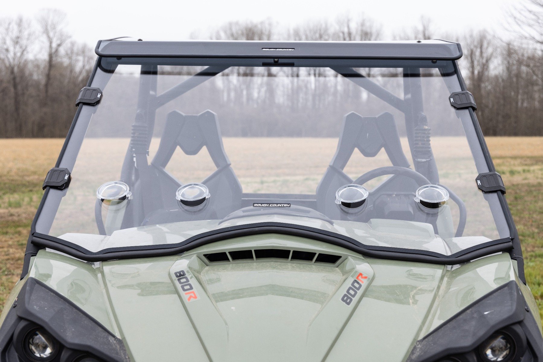 Vented Full Windshield | Scratch Resistant | Can-Am Commander Max 1000 - Image 6