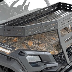 Front Cargo Rack |Black Series LED | 6" Light | Slim Line | Honda Pioneer 1000
