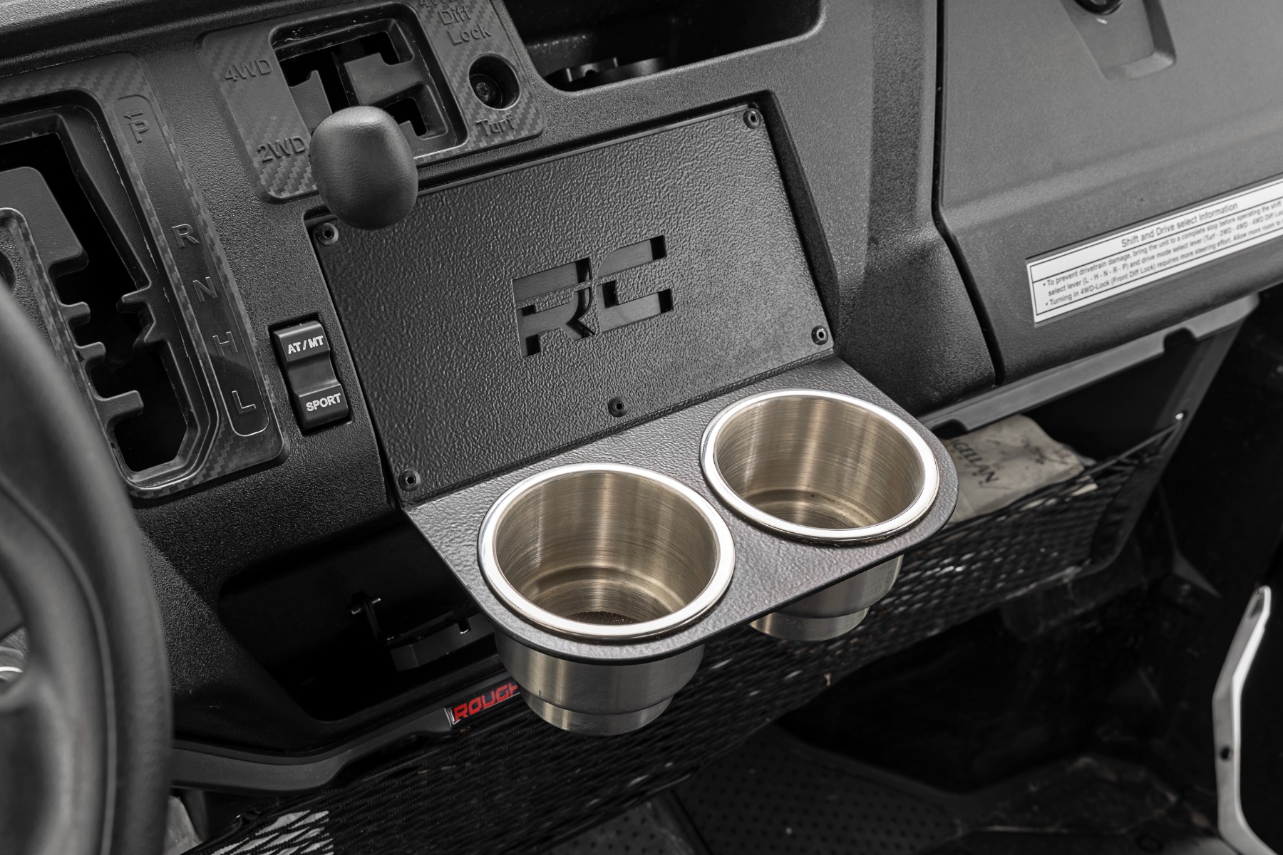 Cup Holder | MLC-8 Mount | Honda Pioneer 1000/Pioneer 1000-5 - Image 2