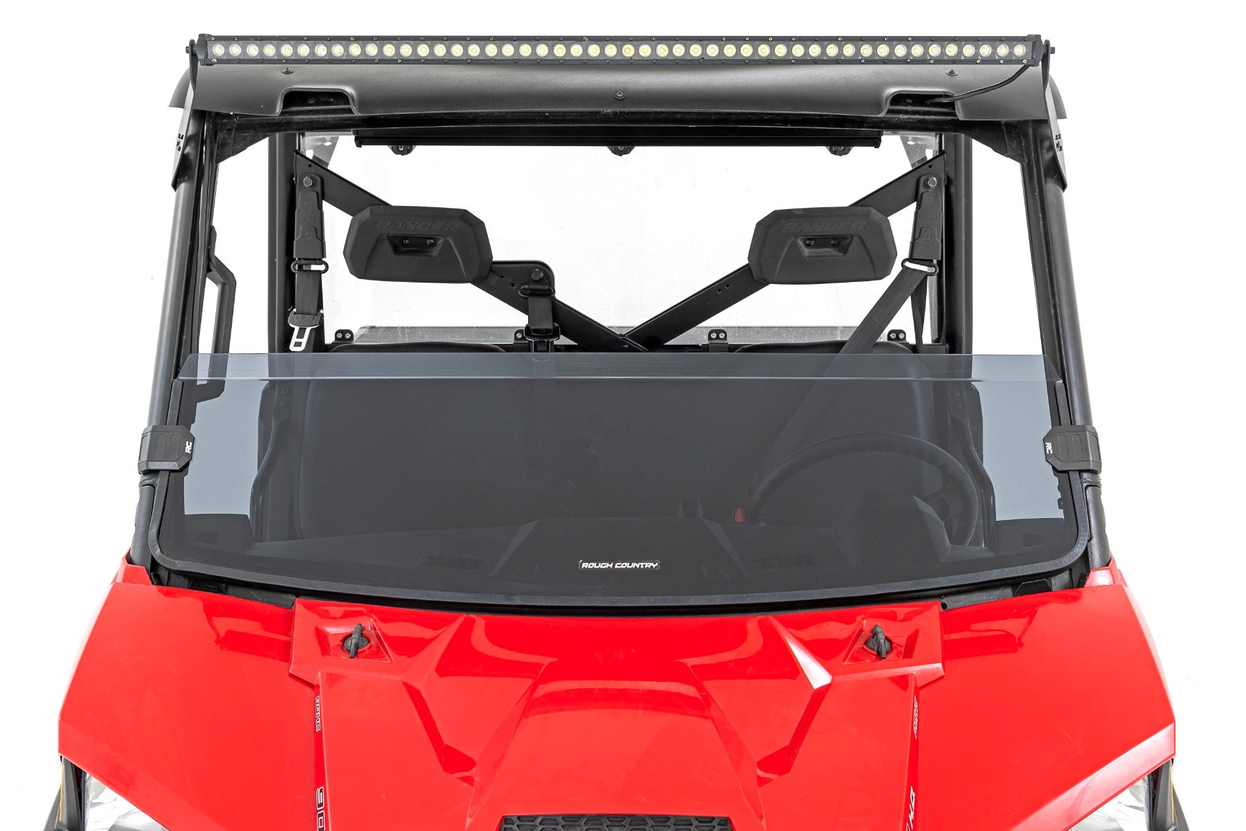 Tinted Half Windshield | Scratch Resistant | Polaris Ranger 1000/Ranger XP 900/1000 - Image 4