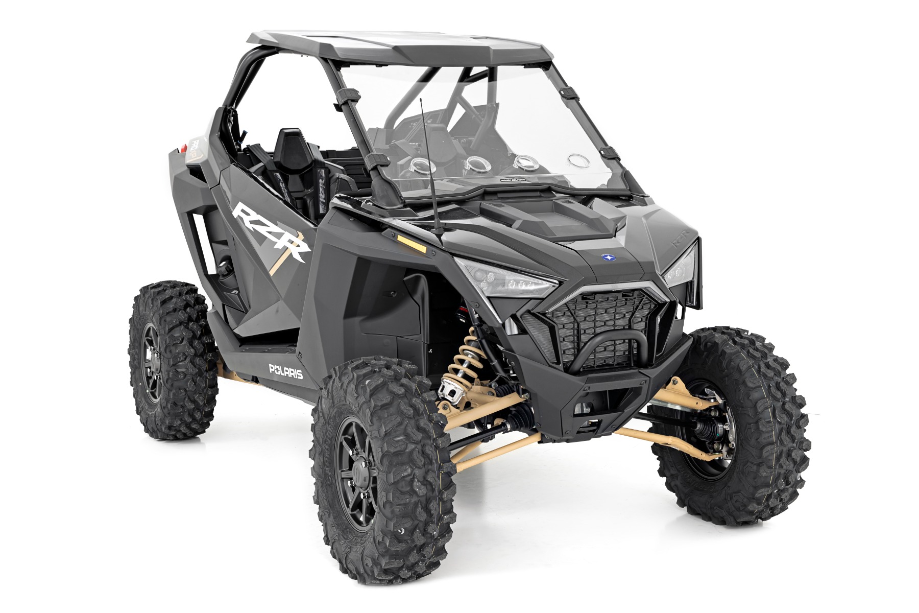 Vented Full Windshield | Scratch Resistant | Polaris RZR Turbo R 4 - Image 3