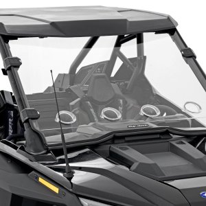Vented Full Windshield | Scratch Resistant | Polaris RZR Turbo R 4