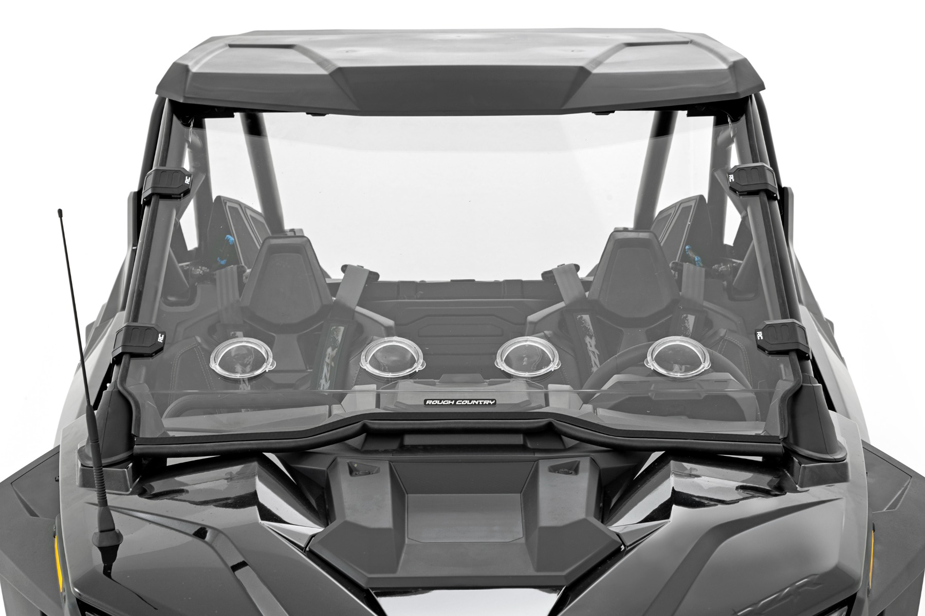 Vented Full Windshield | Scratch Resistant | Polaris RZR Turbo R 4 - Image 4