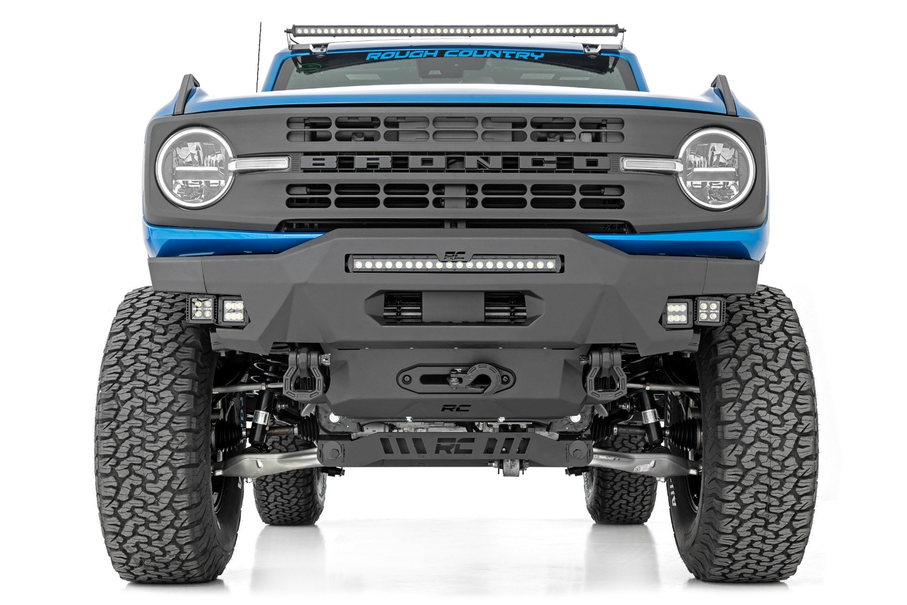 Front Bumper | Modular | Stubby Wings | Flood | Fog | Ford Bronco 4WD (21-24) - Image 4