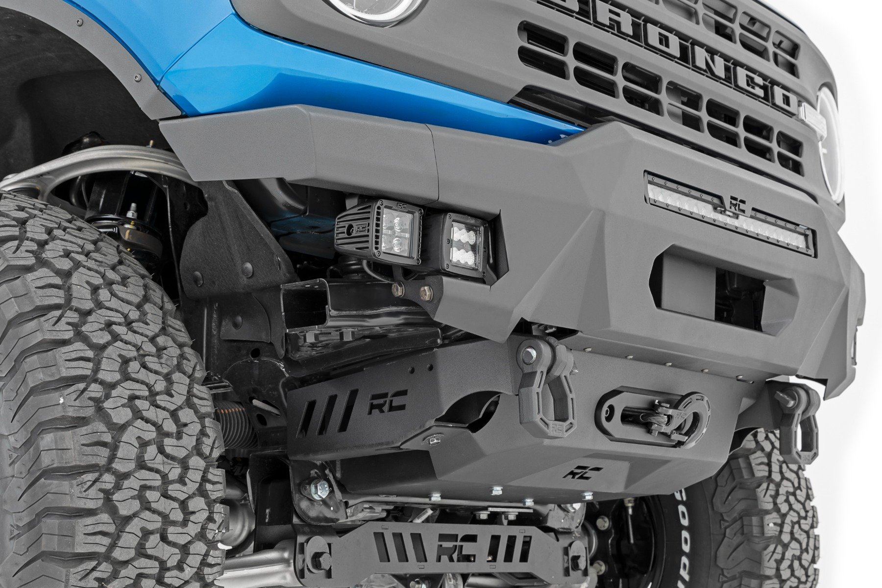 Front Bumper | Modular | Stubby Wings | Flood | Fog | Ford Bronco 4WD (21-24) - Image 3