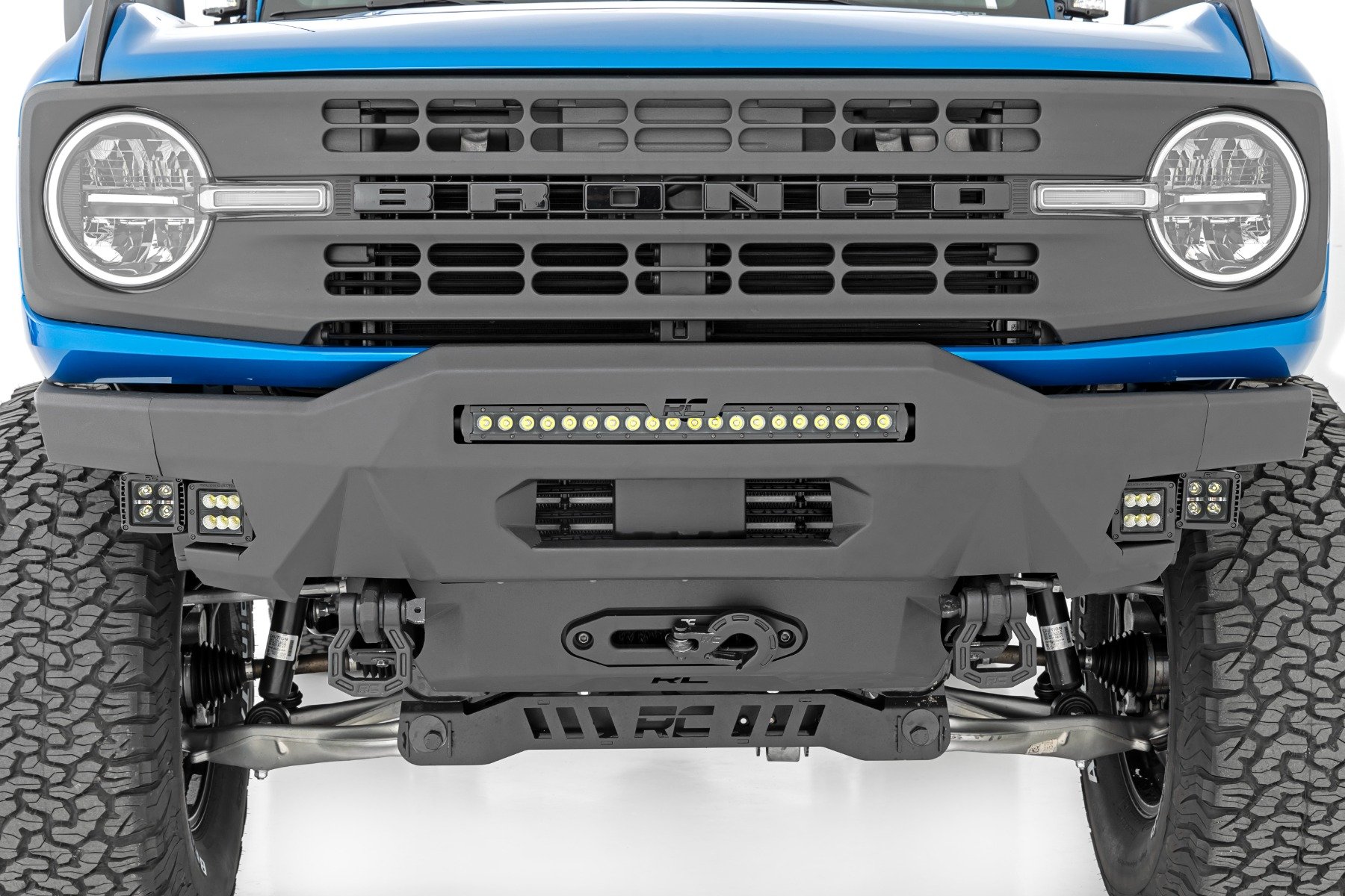 Front Bumper | Modular | Stubby Wings | Flood | Fog | Ford Bronco 4WD (21-24) - Image 2