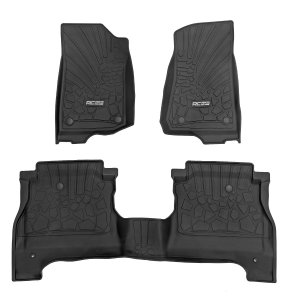 Flex-Fit Floor Mats | FR & RR | RR Lockable | Jeep Gladiator JT 4WD (20-24)