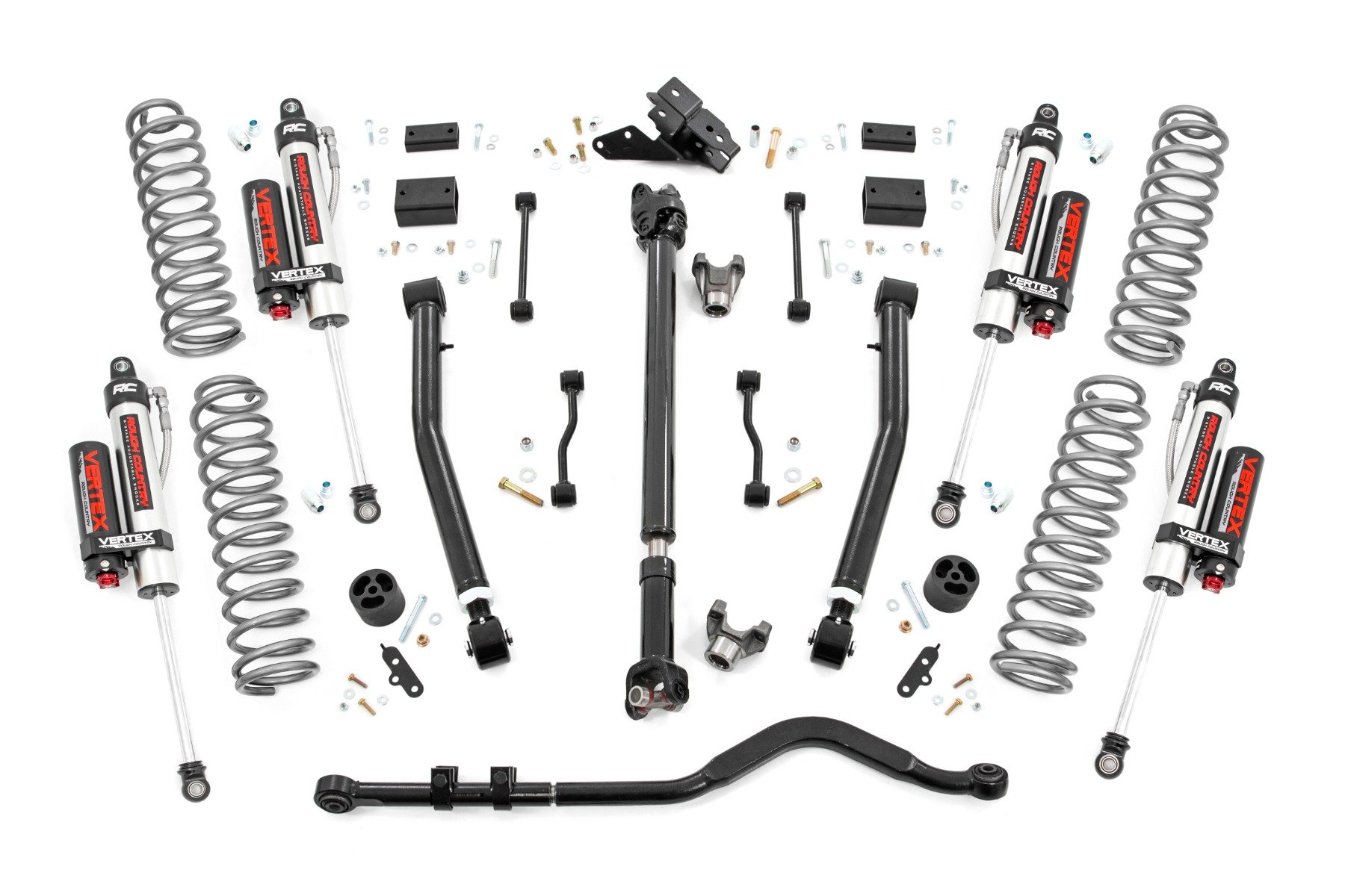 3.5 Inch Lift Kit | Adj LCA| FR D/S | Vertex | Jeep Wrangler JL 4WD (2024)