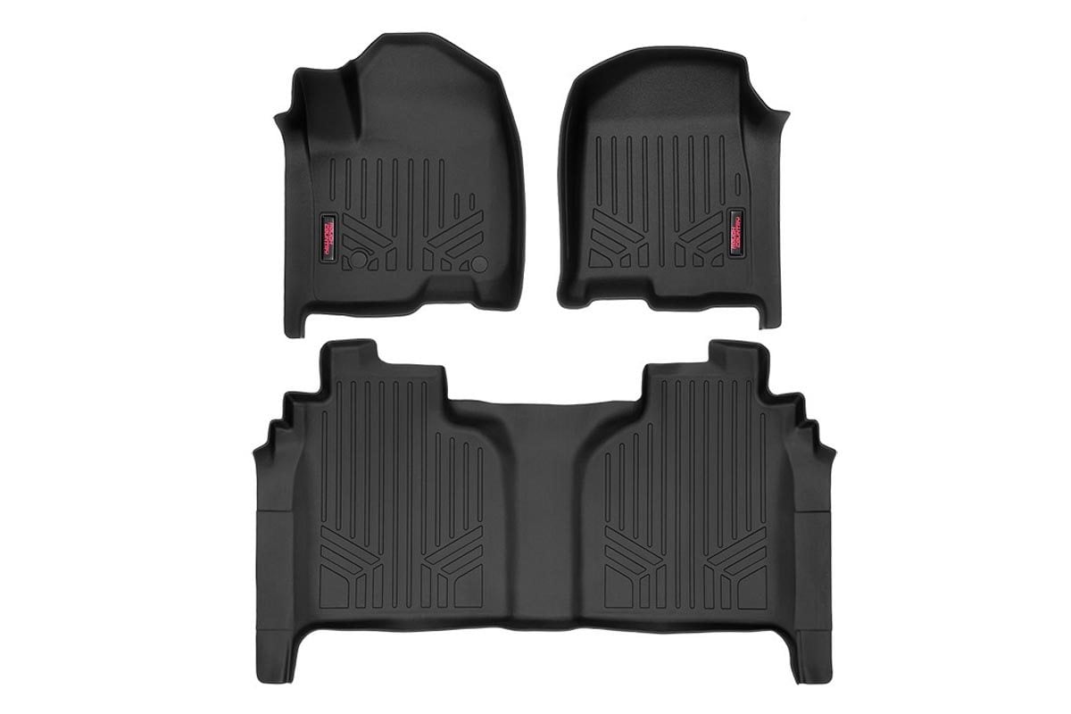 Floor Mats | FR & RR | FR Bucket | Crew | Chevy/GMC 1500/2500HD/3500HD (19-25 & Classic)
