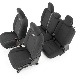 Seat Covers | Front and RR w/ Cup Holder | Jeep Gladiator JT 4WD (2020-2024)