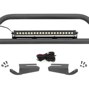 Nudge Bar | 20 Inch BLK DRL Single Row LED | OE Modular Steel | Ford Bronco (21-24)